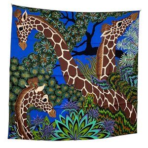 HERMES The Three Graces Silk Scarf 90 NEW